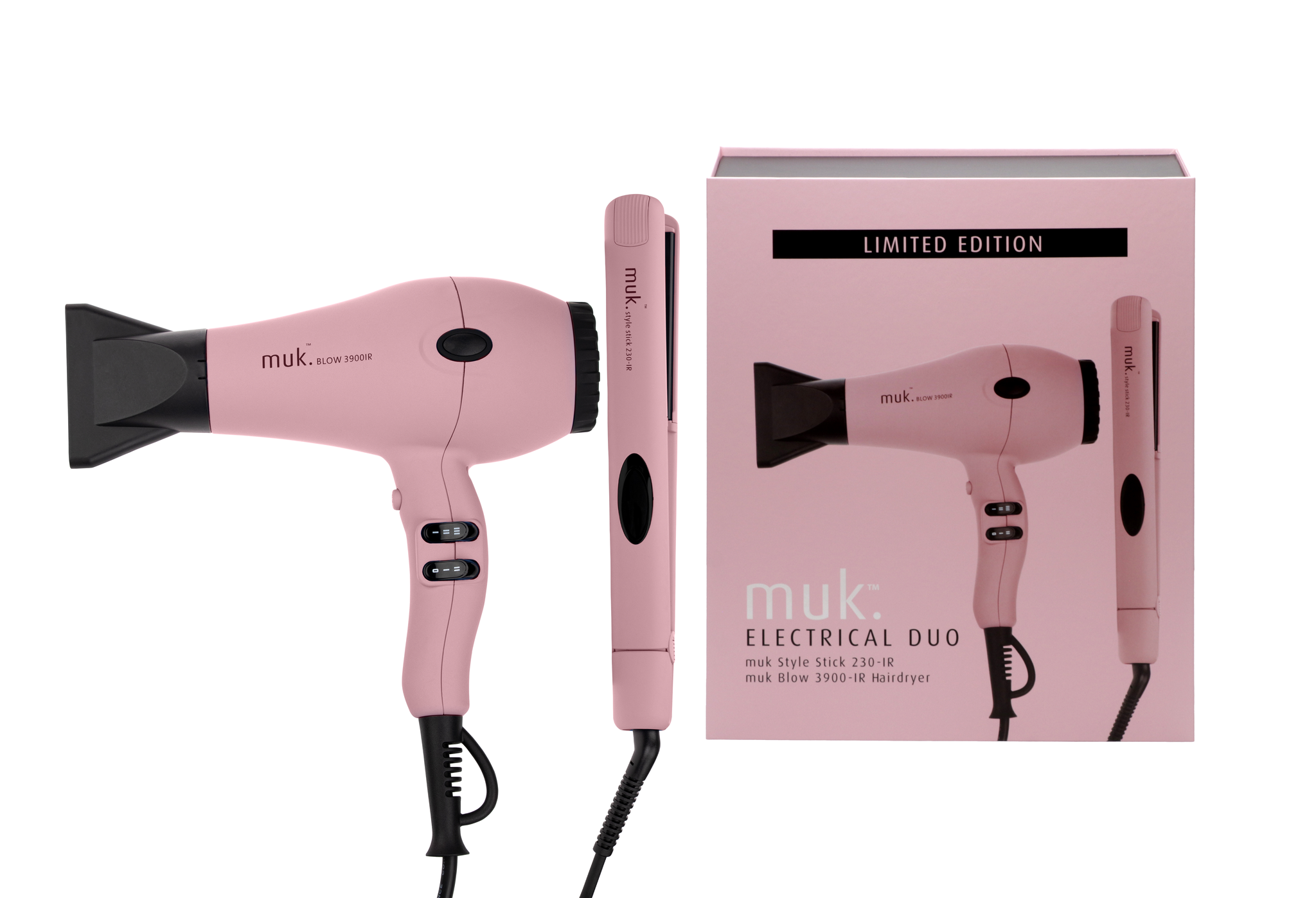 Limited Edition Soft Touch Dryer & Straightener Gift Packs 2021